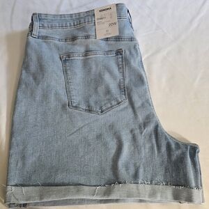 Sonoma High Rise Womens Denim Jean Shorts Sz 22w Nwt